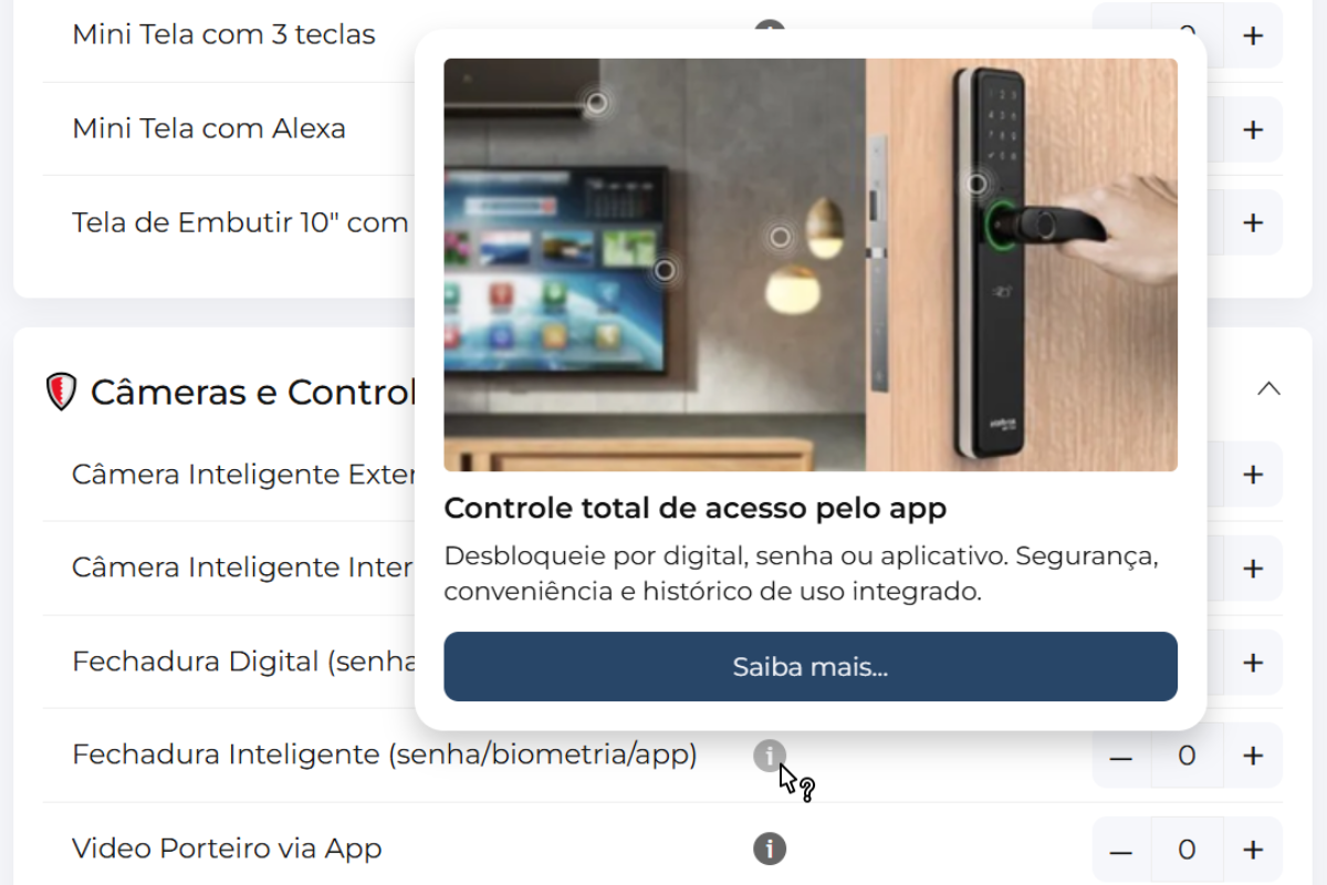 Passo 2: Entenda cada Item